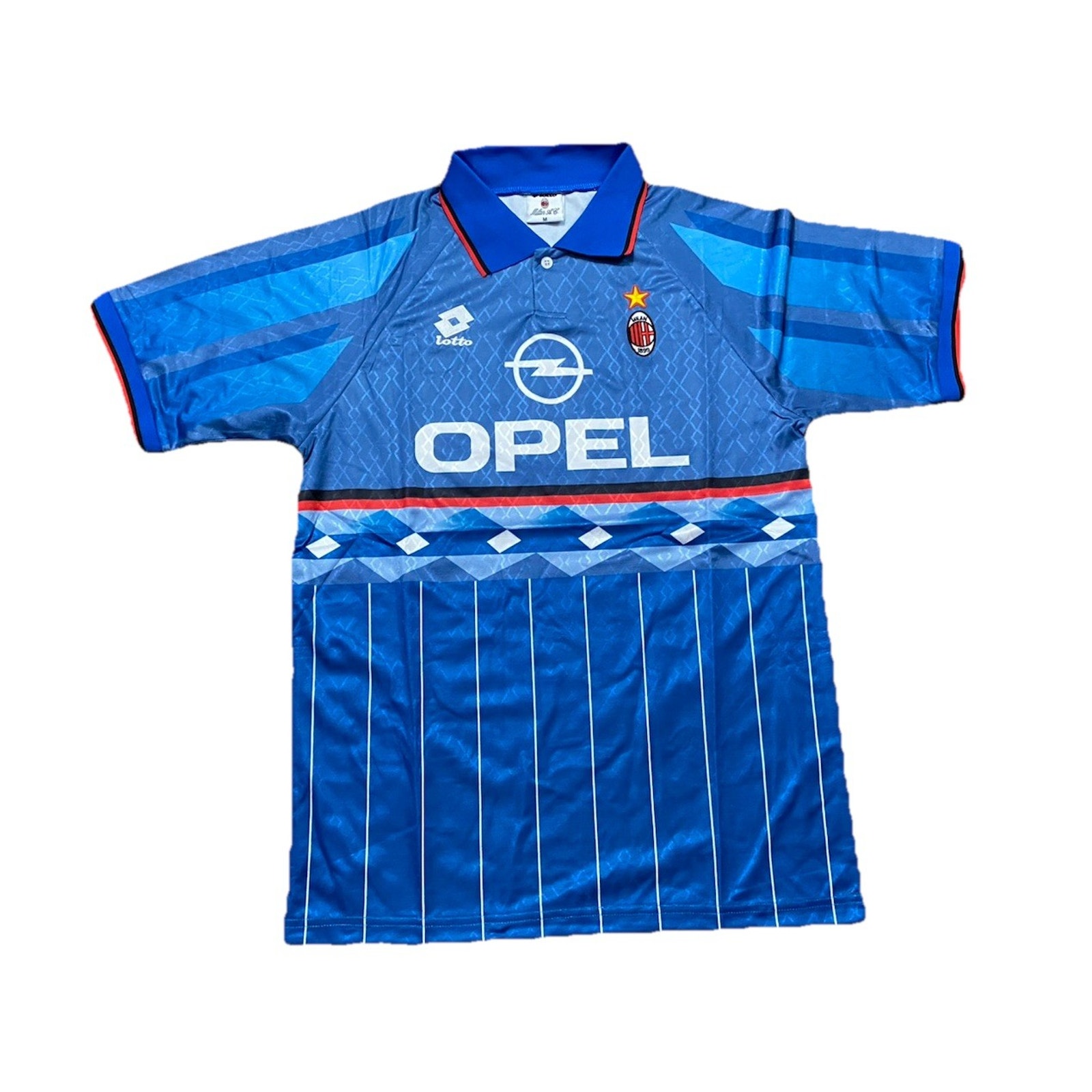 Ac Milan  Mens Medium Retro Alternative 9596 Jersey